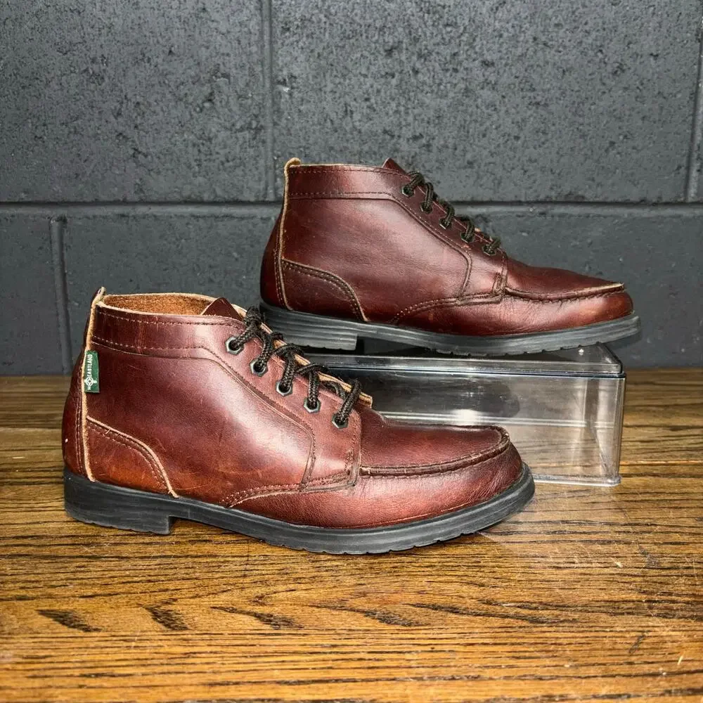 Eastland Seneca Moc Toe Chukka Boots Brown Leather Lace Up Women’s 7.5